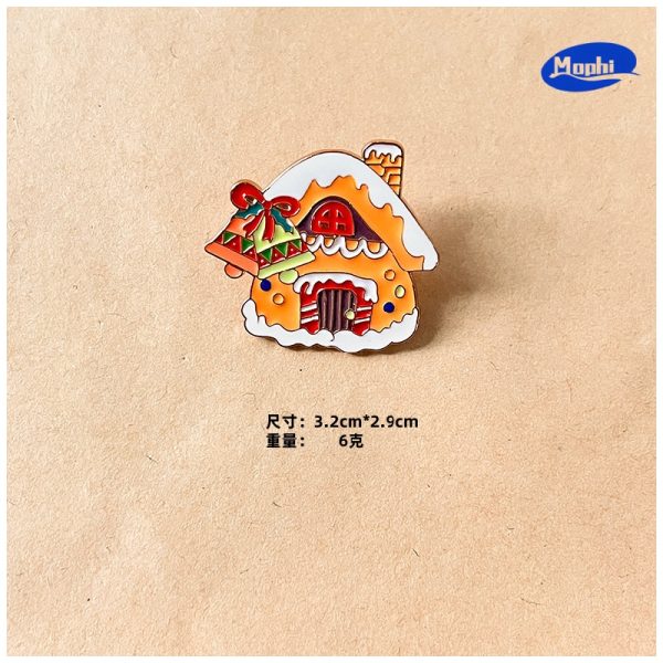 Brooch Santa Claus Reindeer 圣诞老人麋鹿胸针 - 图片 5
