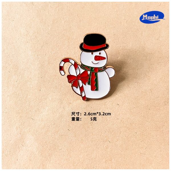 Brooch Santa Claus Reindeer 圣诞老人麋鹿胸针 - 图片 7