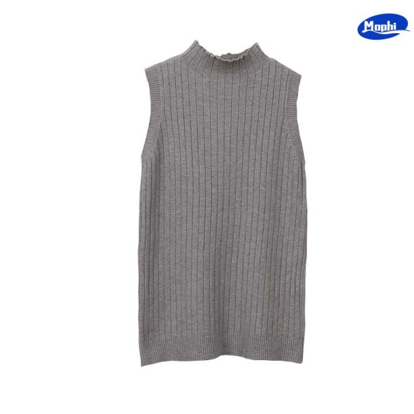 Sweater 半高领针织小背心