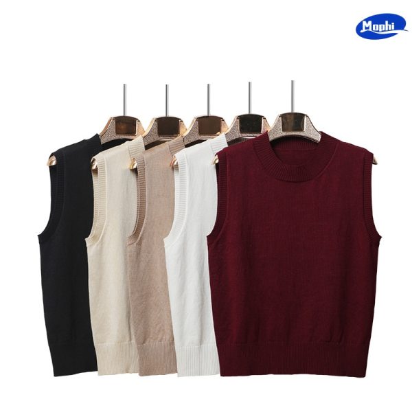 Sweater 圆领针织马甲背心