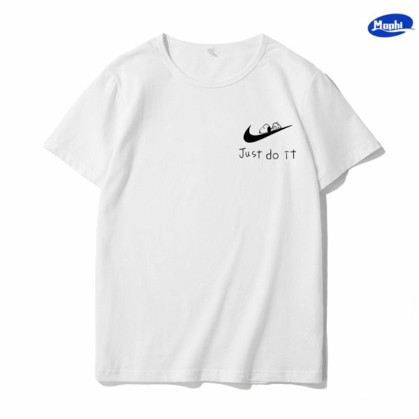 T-shirt Snoopy 卡通图案白T - 图片 9