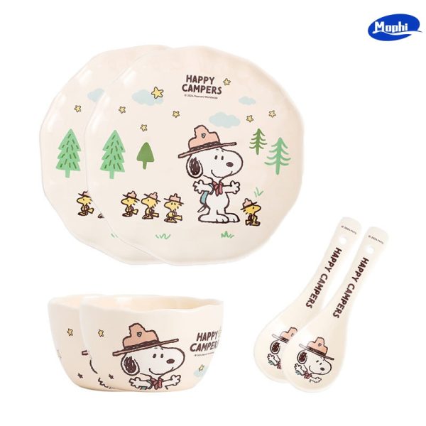 Ceramics Snoopy 史努比陶瓷六件套两人食