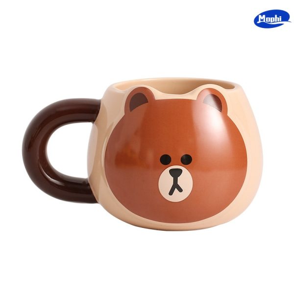 Ceramics Line 布朗熊大肚陶瓷杯