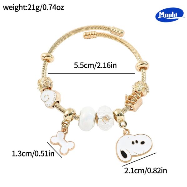 Bracelet Peanuts Snoopy 花生漫画史努比系列手链 - 图片 2