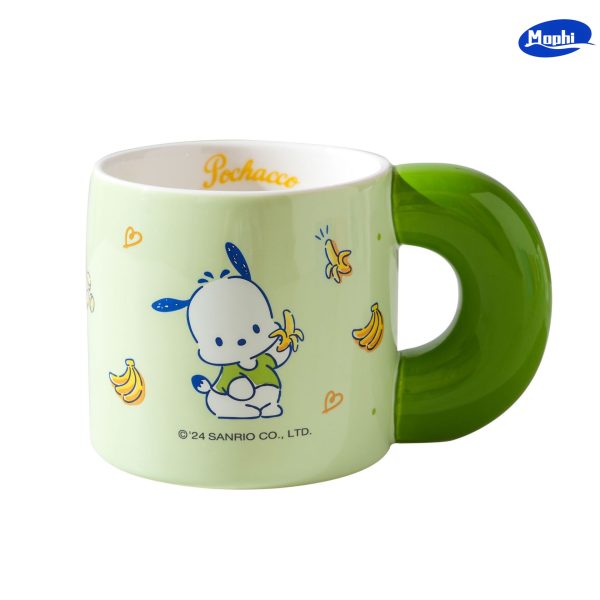 Ceramics Pochacco 帕恰狗粗柄陶瓷杯