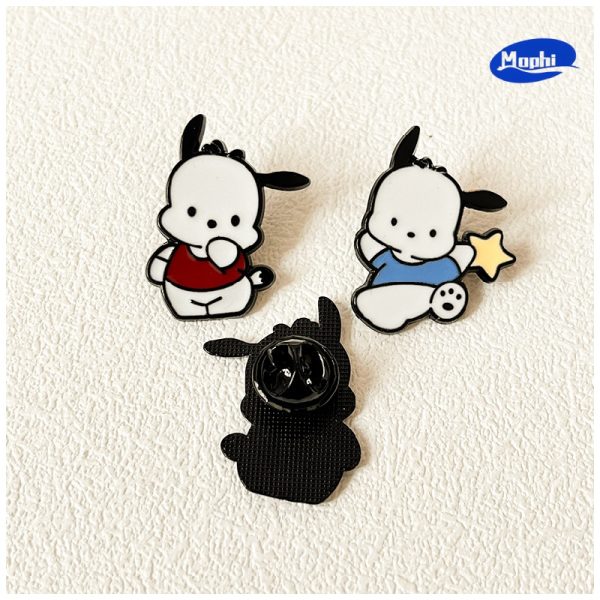 Brooch Pochacco 帕恰狗卡通胸针