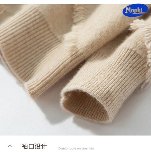 Sweater 简约流苏套衫 - 图片 4