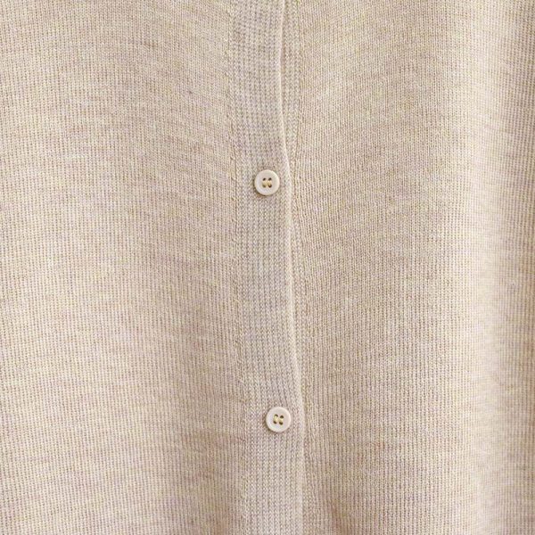 Sweater 小领平针开衫 - 图片 3