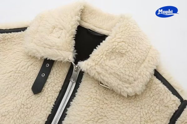 Coat 羊羔毛外套机车服 - 图片 4