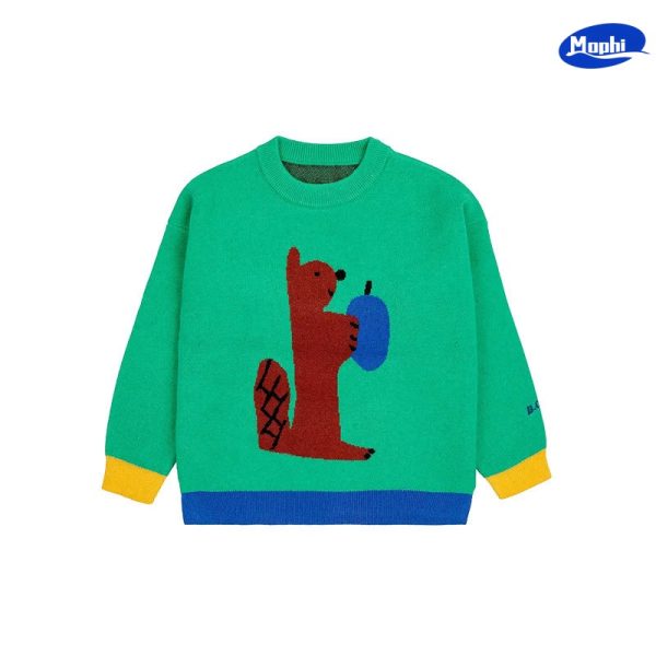 Girl’s Sweater 女童可爱针织提花套头毛衣系列 多色可选 - 图片 3