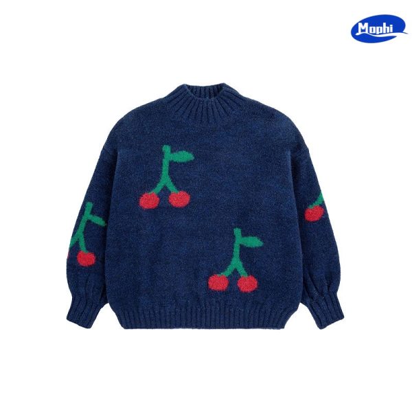 Girl’s Sweater 女童可爱针织提花套头毛衣系列 多色可选