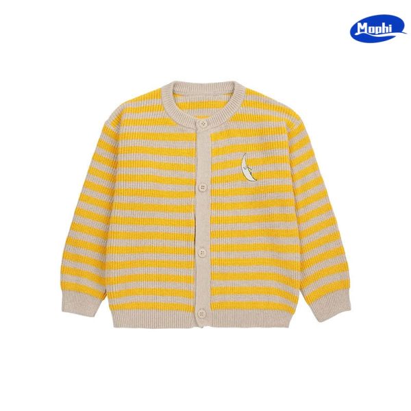 Girl’s Sweater 女童可爱针织提花开襟毛衣系列 多色可选 - 图片 4