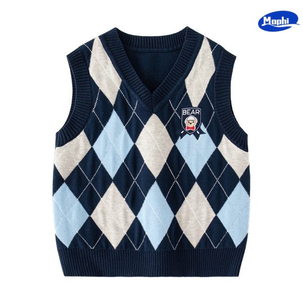 Boy‘s Sweater 男童针织背心马甲