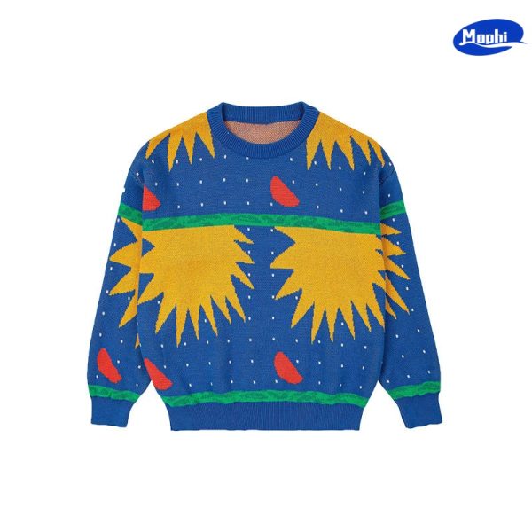 Girl’s Sweater 女童可爱针织提花套头毛衣系列 多色可选 - 图片 5