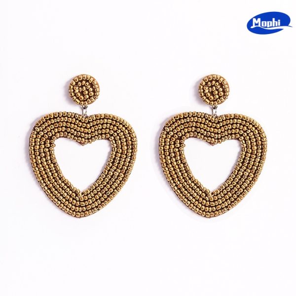Earrings 彩色爱心耳坠 - 图片 9