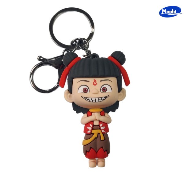 Keychain 哪吒2魔童闹海 可爱哪吒 敖丙钥匙链 - 图片 3
