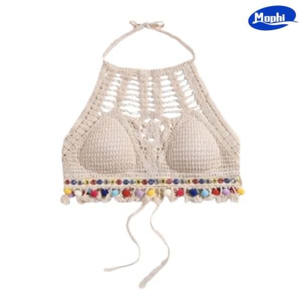 Ladies' Top 短款性感挂脖系带小吊带